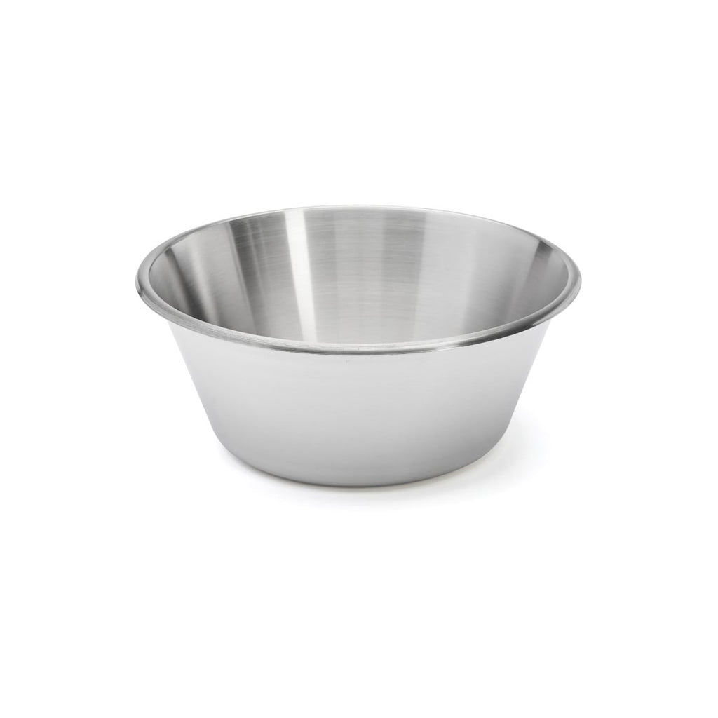 Bassine conique inox bord roulé ouvert Ø36cm - 1
