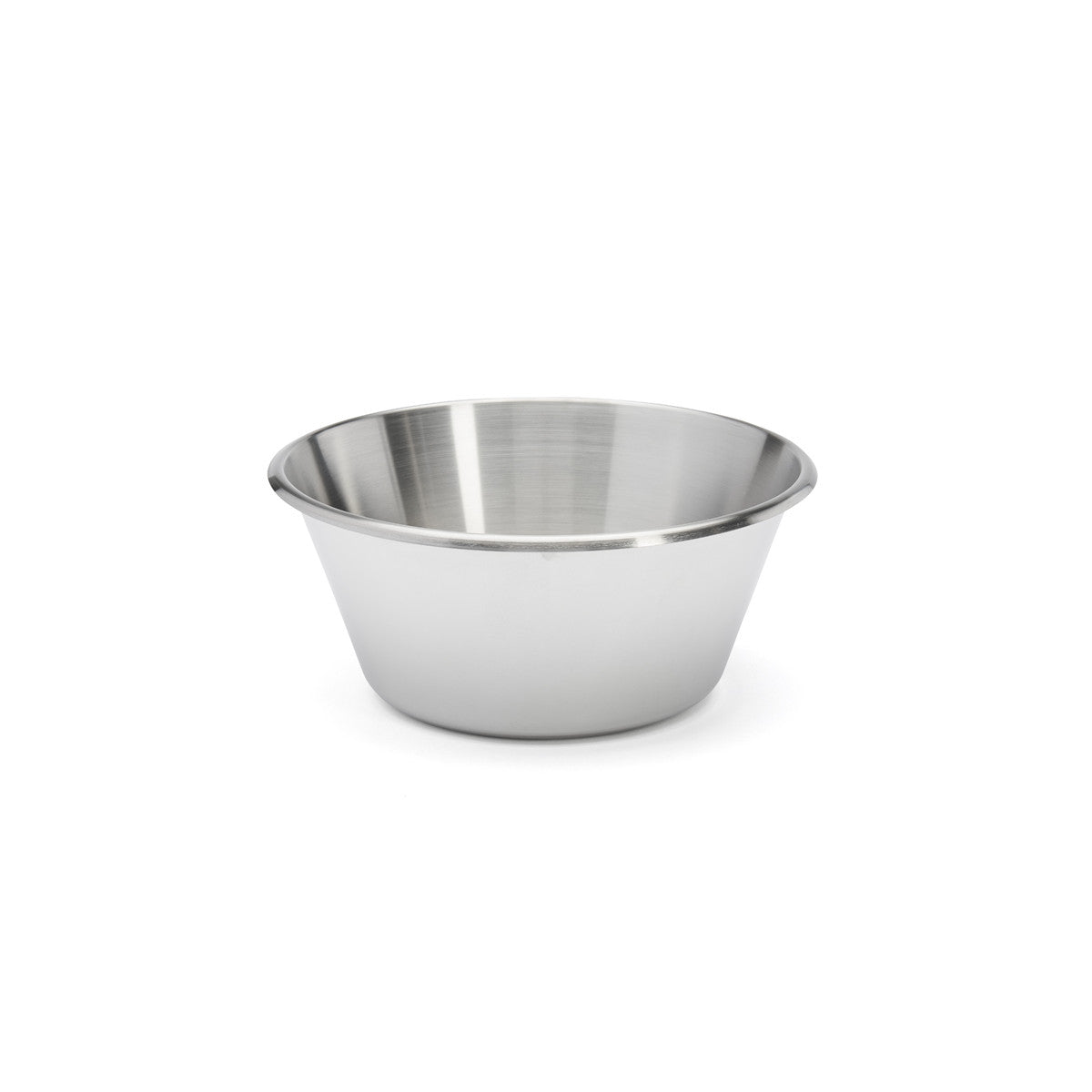 Bassine conique inox bord roulé ouvert Ø28cm - 1