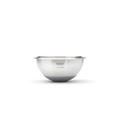 Bassine demi-sphérique en inox Ø20cm fond silicone - 2