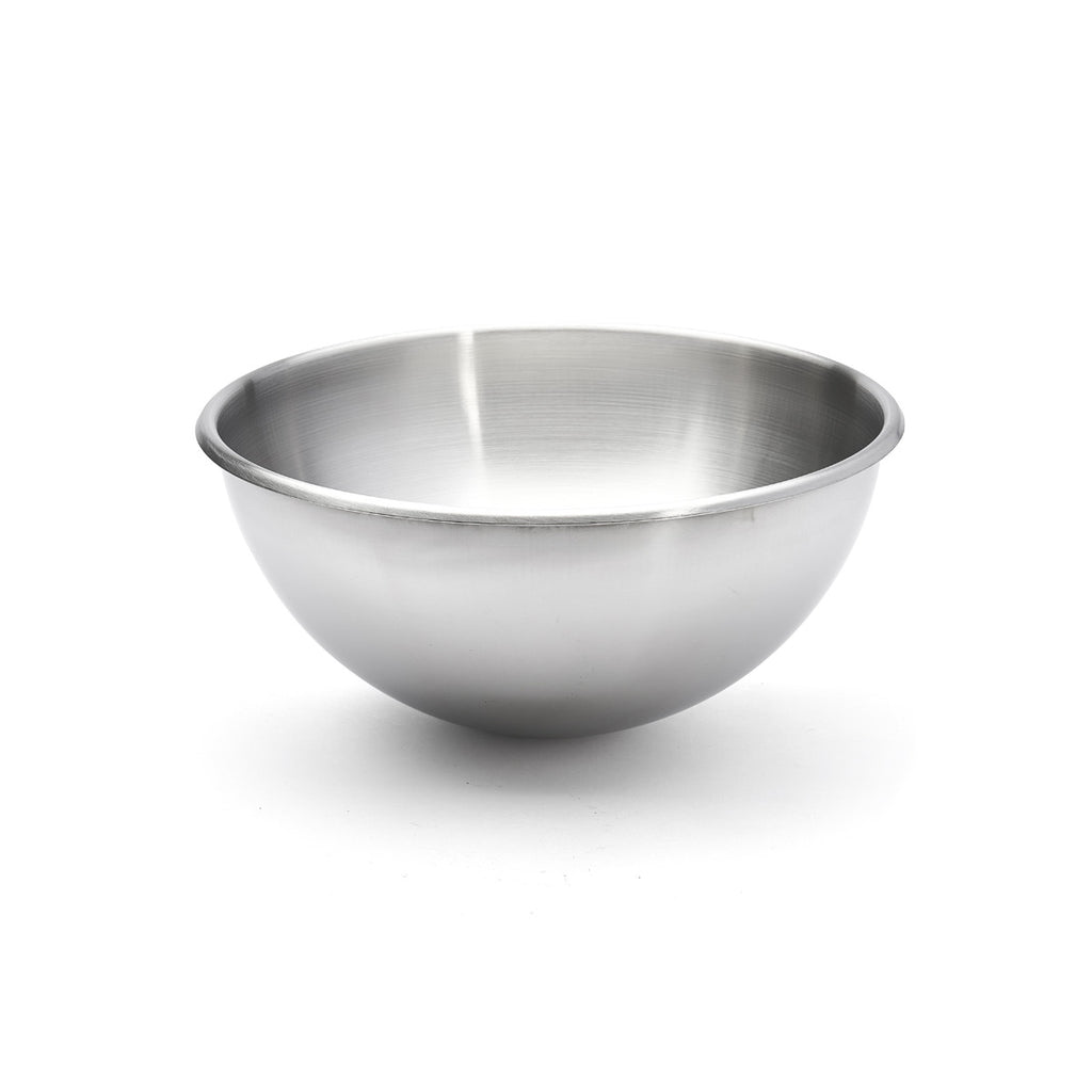 Bassine demi-sphérique en inox bord roulé ouvert Ø35cm - 1