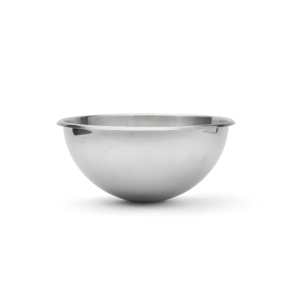 Bassine demi-sphérique en inox bord roulé ouvert Ø30cm - 1