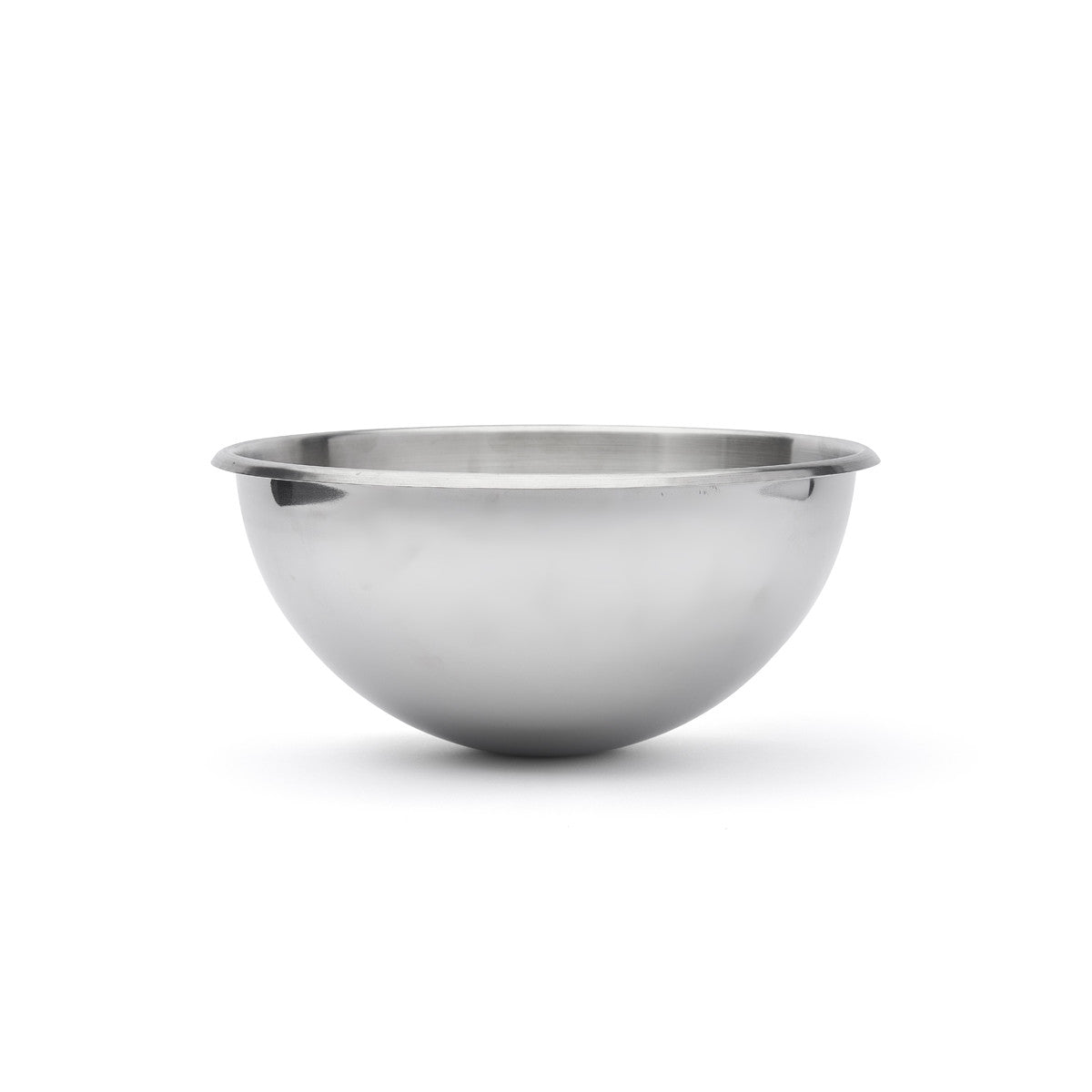 Bassine demi-sphérique en inox bord roulé ouvert Ø30cm - 1
