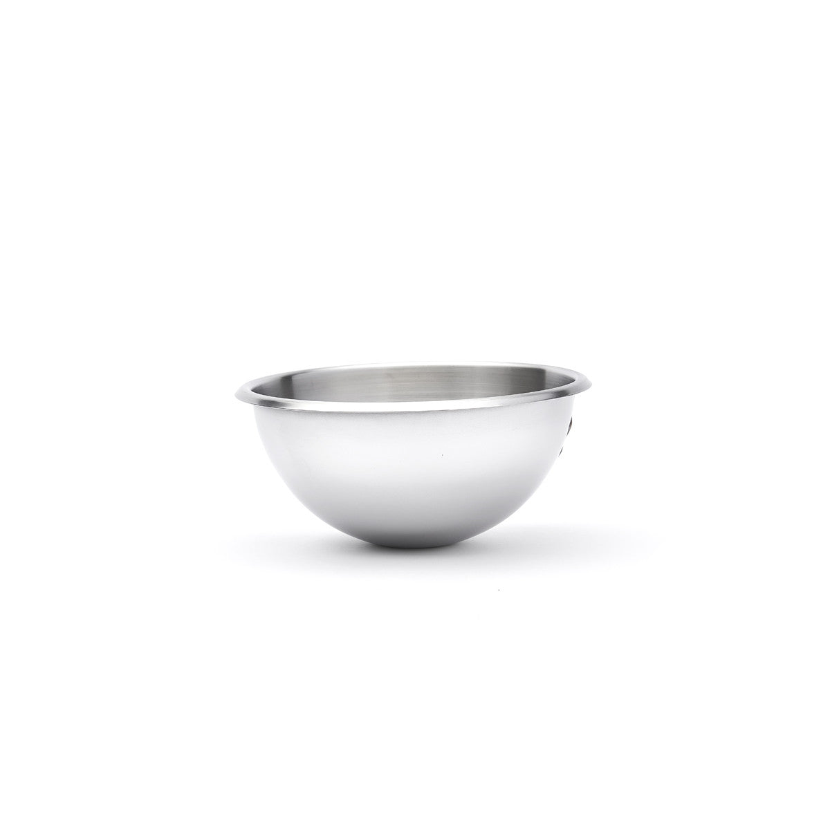 Bassine demi-sphérique en inox bord roulé ouvert Ø20cm - 1