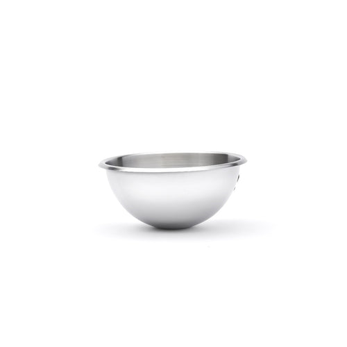 Bassine demi-sphérique en inox bord roulé ouvert Ø20cm - 1