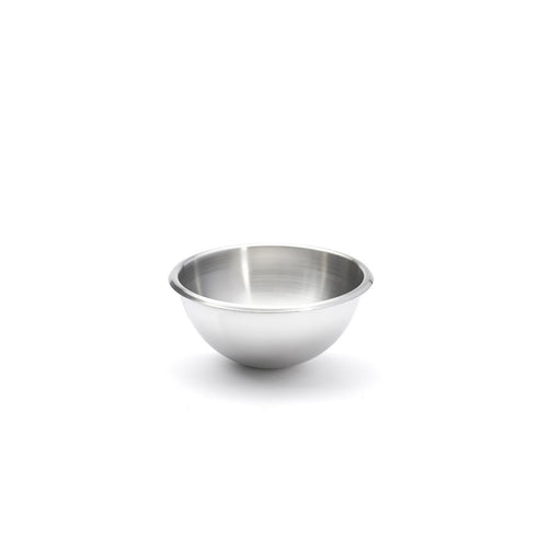 Bassine demi-sphérique en inox bord roulé ouvert Ø20cm - 2