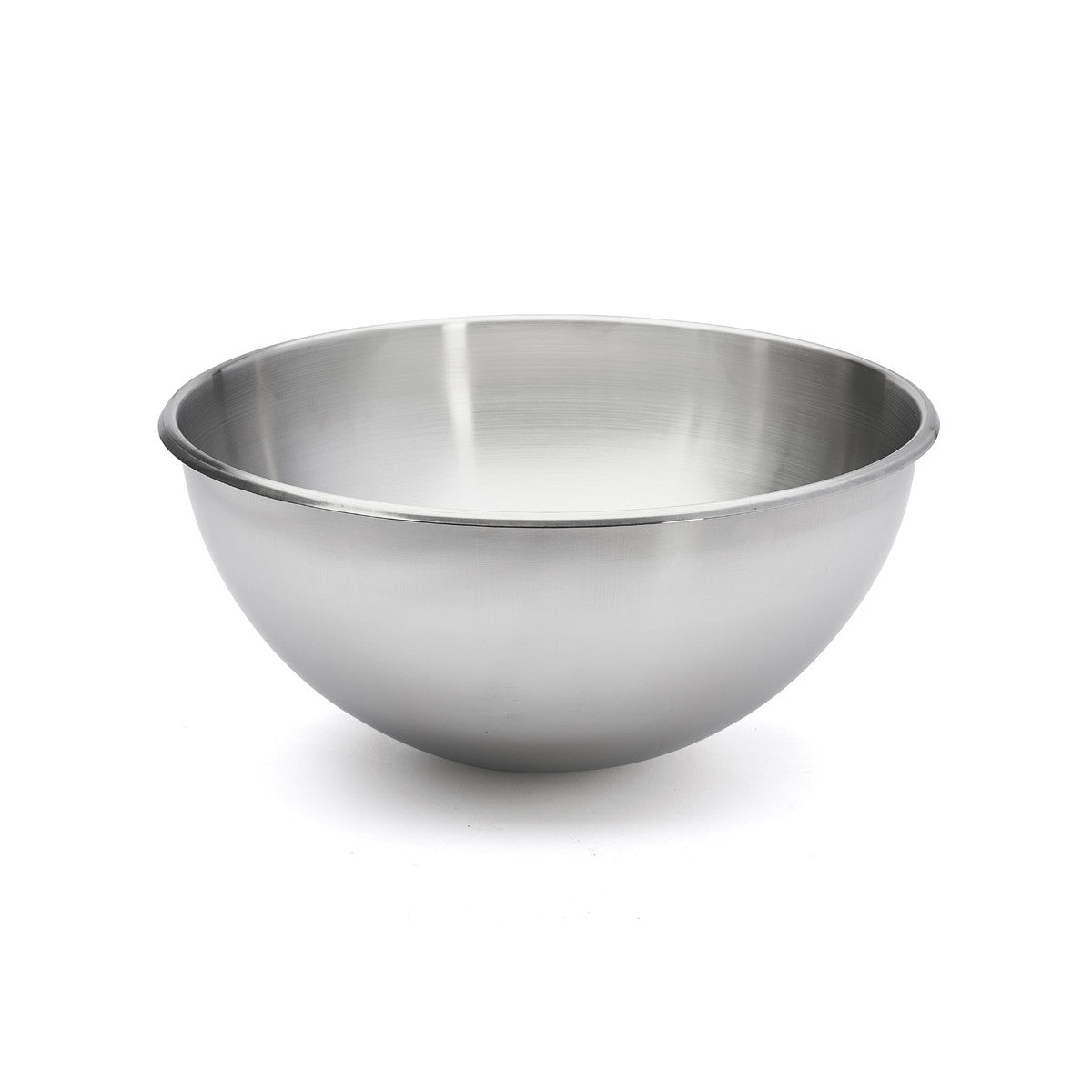 Bassine demi-sphérique en inox bord roulé ouvert Ø40cm - 1
