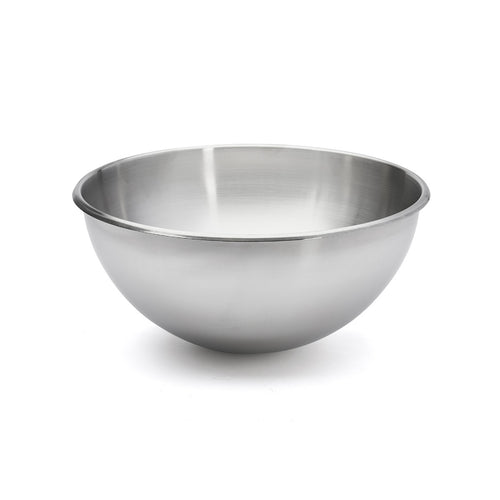 Bassine demi-sphérique en inox bord roulé ouvert Ø40cm - 1