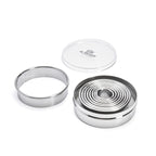 Boîte de 9 découpoirs ronds unis en inox Ø3 à 11cm - 2