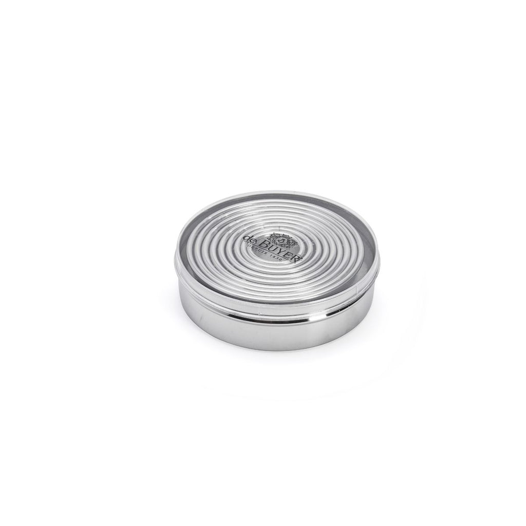Boîte de 9 découpoirs ronds unis en inox Ø3 à 11cm - 1