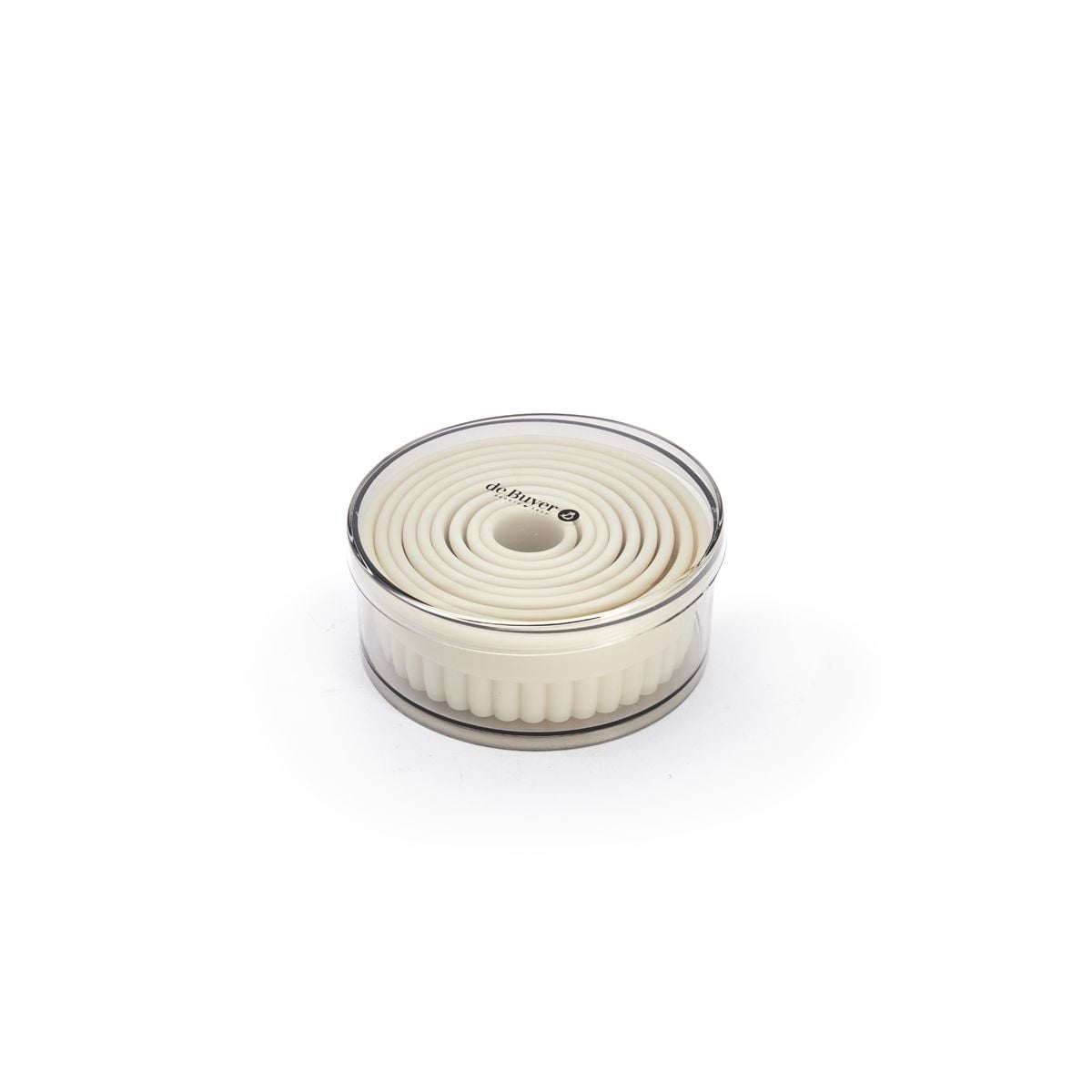Boîte de 9 découpoirs ronds cannelés polyamide Ø2 à 10cm - 1