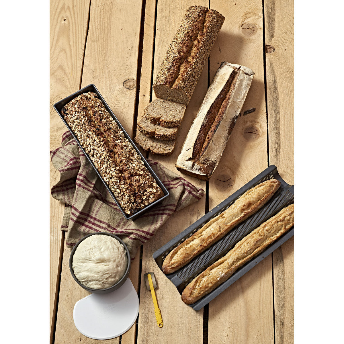 Box HOMEMADEBREAD Baguette & Pain 4 pièces - 2
