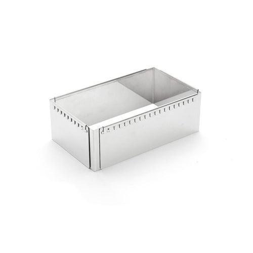 Cadre extensible inox Rectangle 21,5x11,5cm à 40x21cm - 1