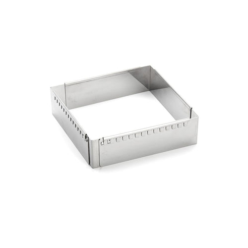 Cadre extensible inox Carré 16cm à 30cm - 1