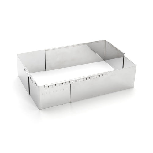Cadre extensible inox Rectangle 21,5x11,5cm à 40x21cm - 2