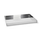 Caisse à génoise inox bords droits 60x40x5cm - 1