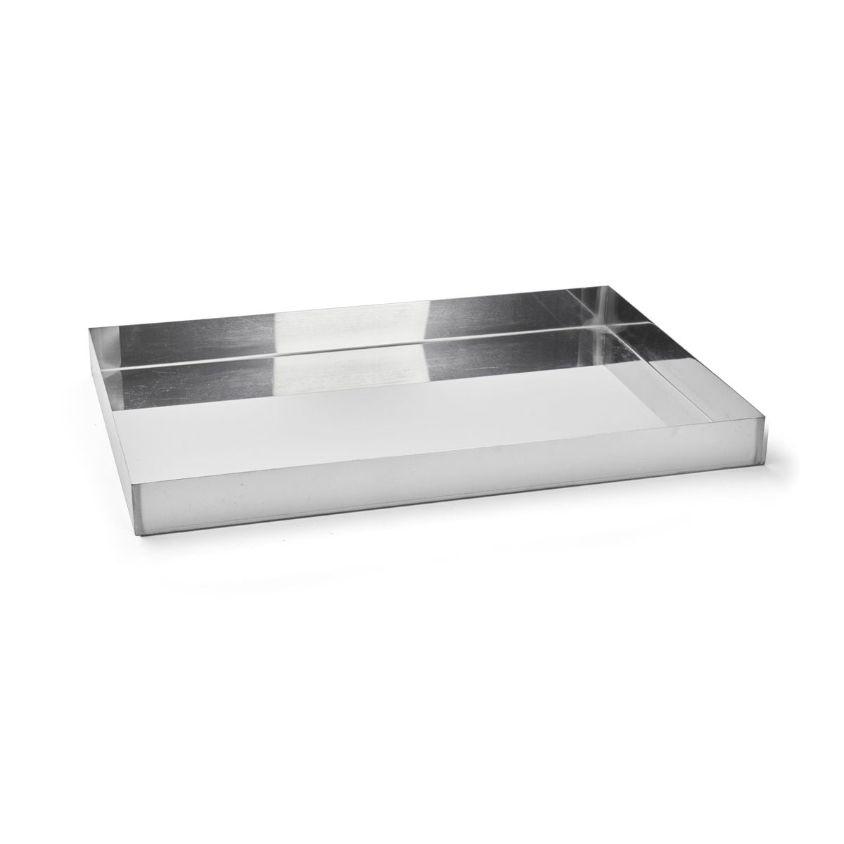 Caisse à génoise inox bords droits 60x40x5cm - 1