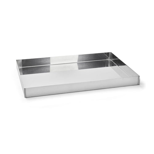 Caisse à génoise inox bords droits 60x40x5cm - 1