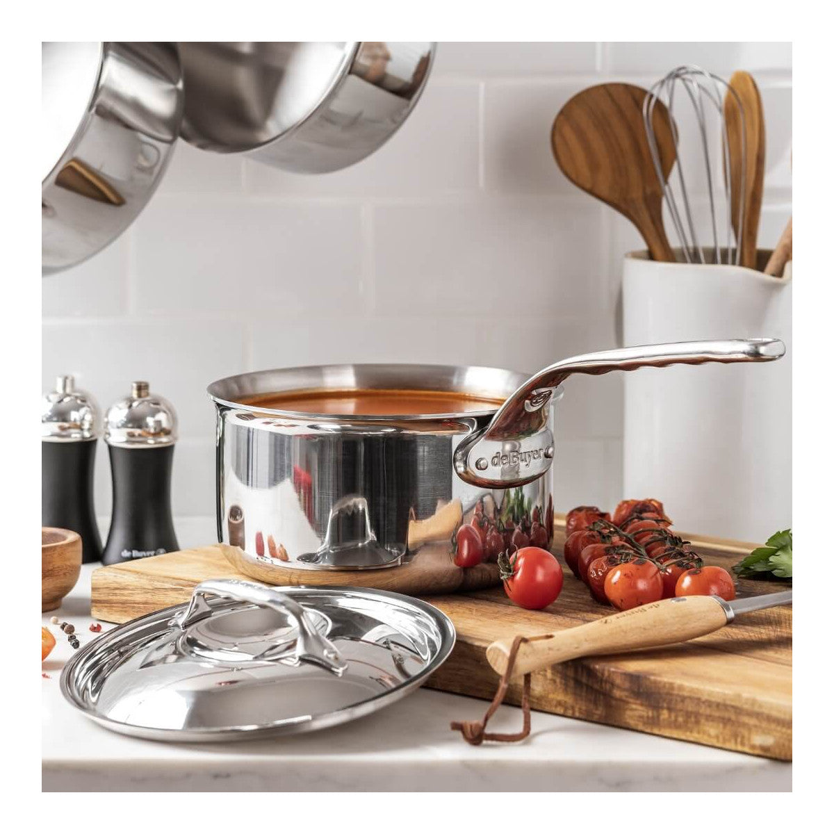 Casserole en inox avec couvercle AFFINITY Ø16cm - 2