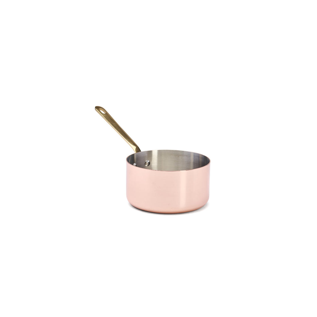 Casserole en cuivre INOCUIVRE Ø16cm monture laiton - 2