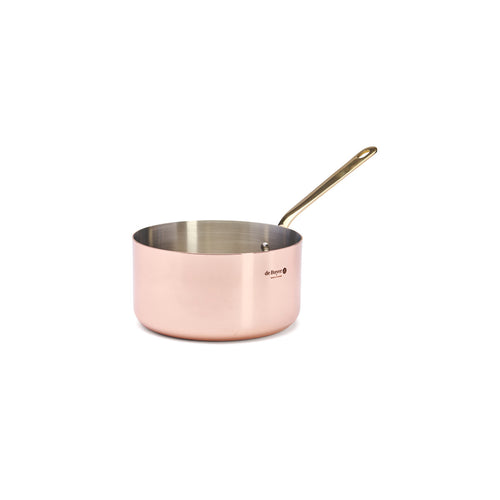 Casserole en cuivre INOCUIVRE Ø20cm monture laiton - 1