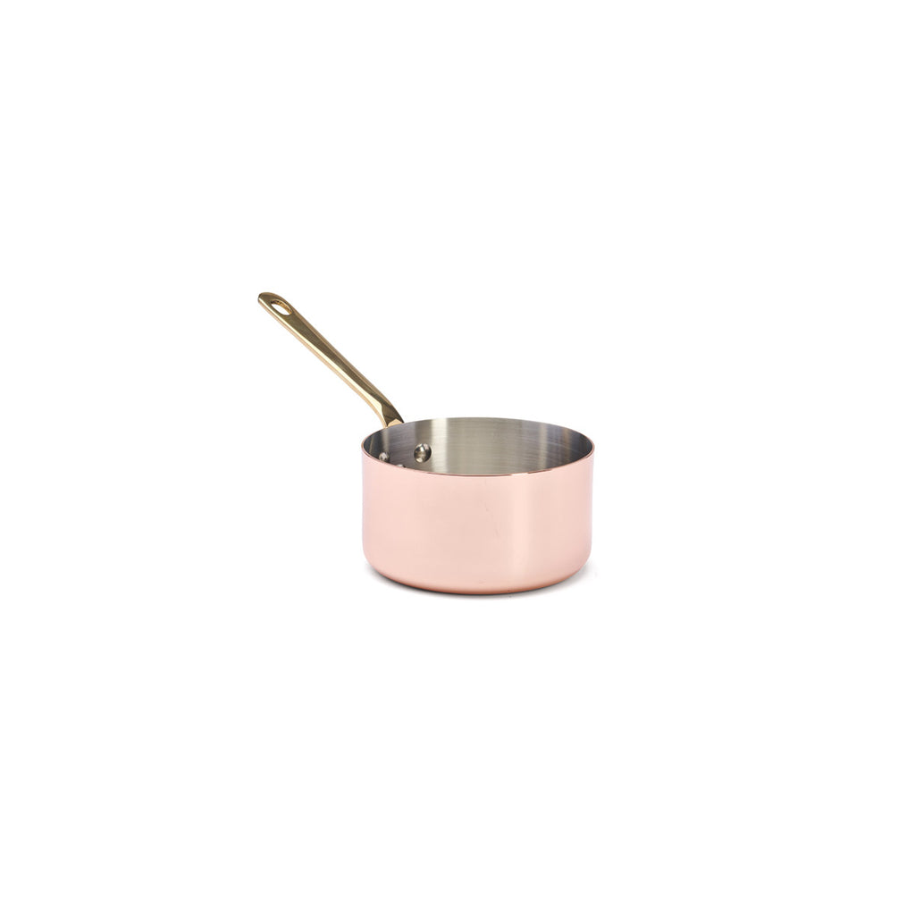 Casserole en cuivre INOCUIVRE Ø14cm monture laiton - 2