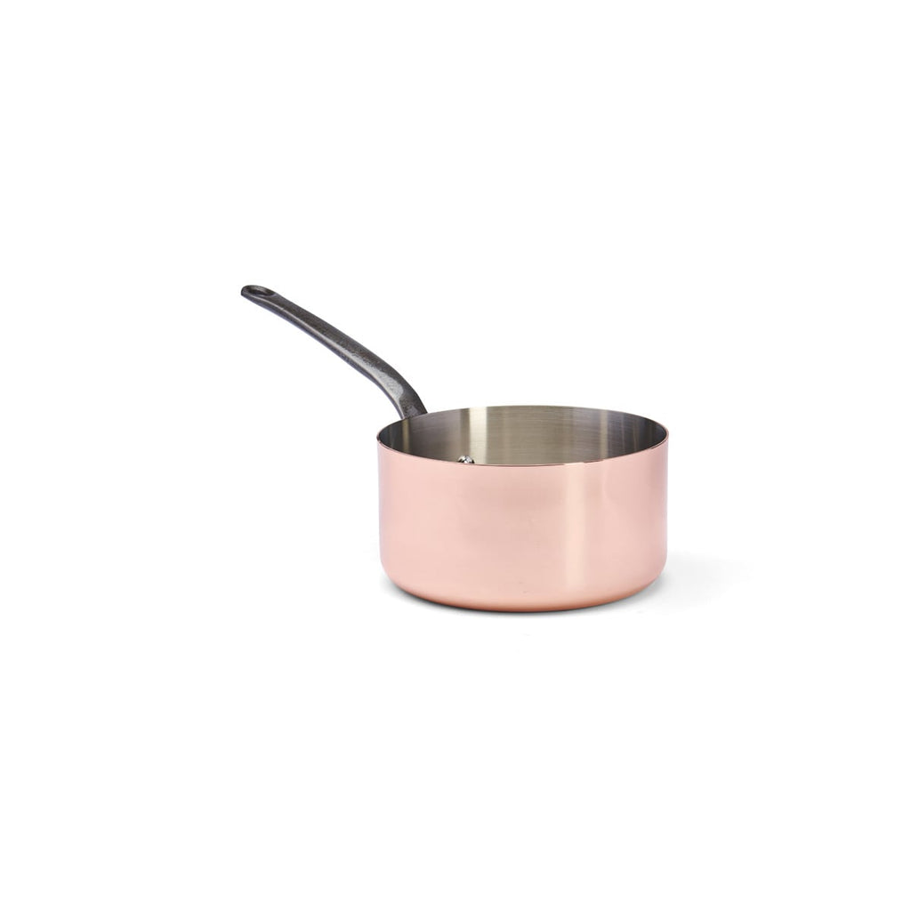 Casserole en cuivre INOCUIVRE Ø20cm monture fonte d'acier - 2