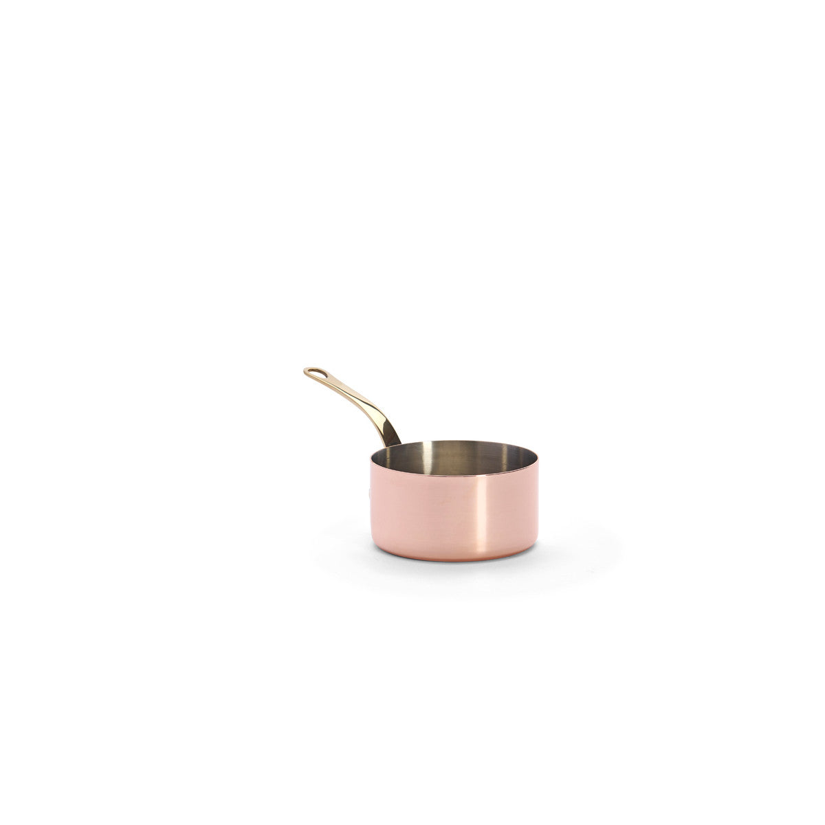 Casserole en cuivre INOCUIVRE Ø10cm monture laiton - 2
