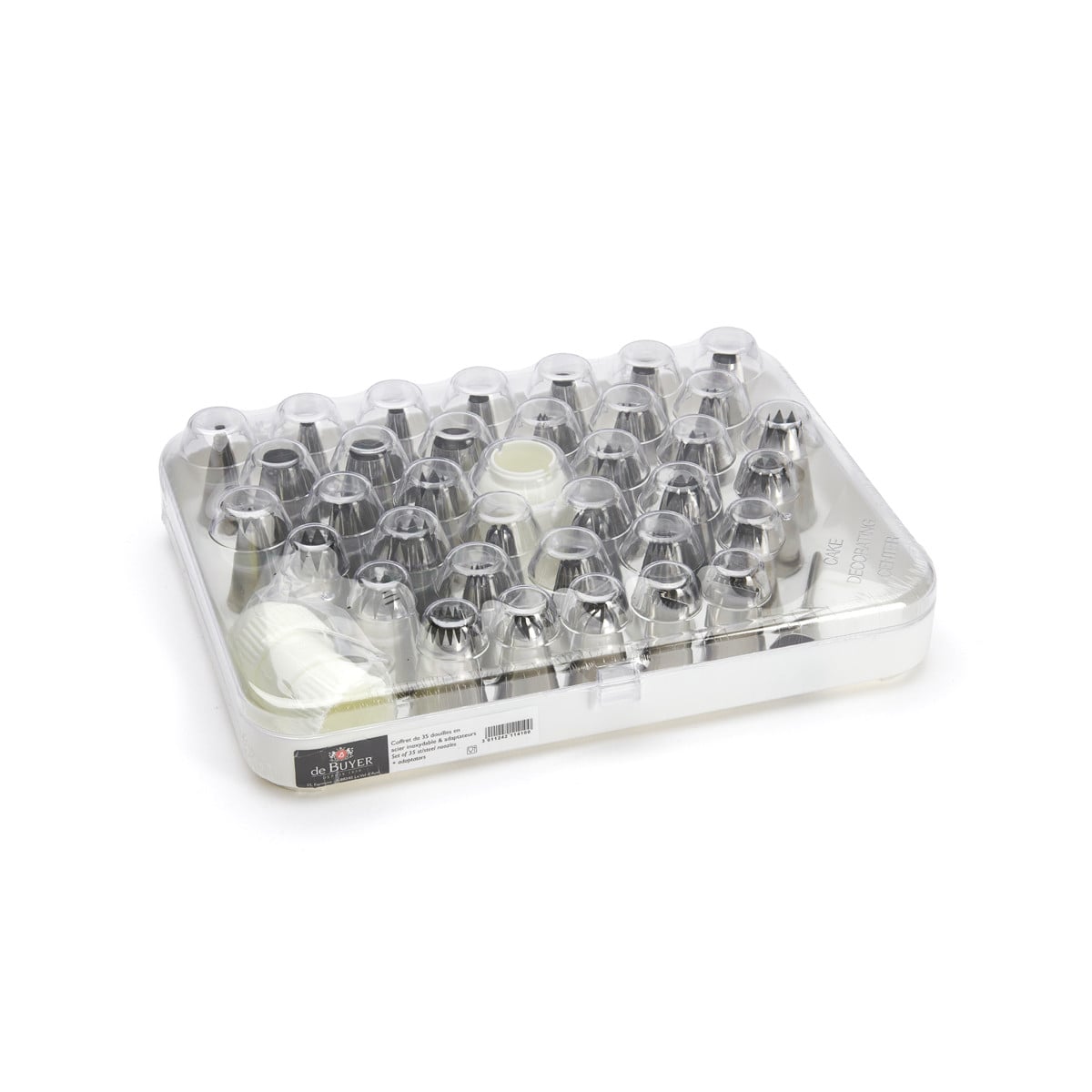 Coffret de 36 douilles à pâtisserie en inox - 2