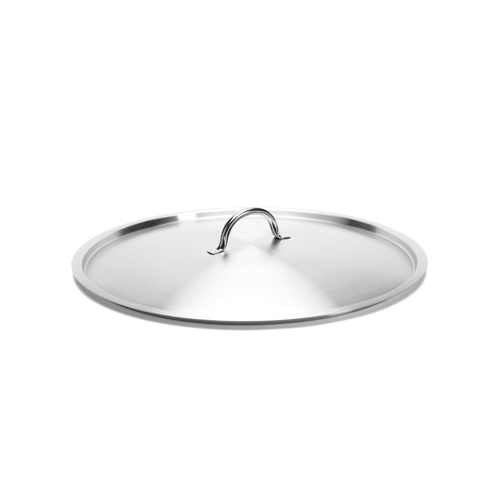 Couvercle en inox brossé Ø50cm - 1