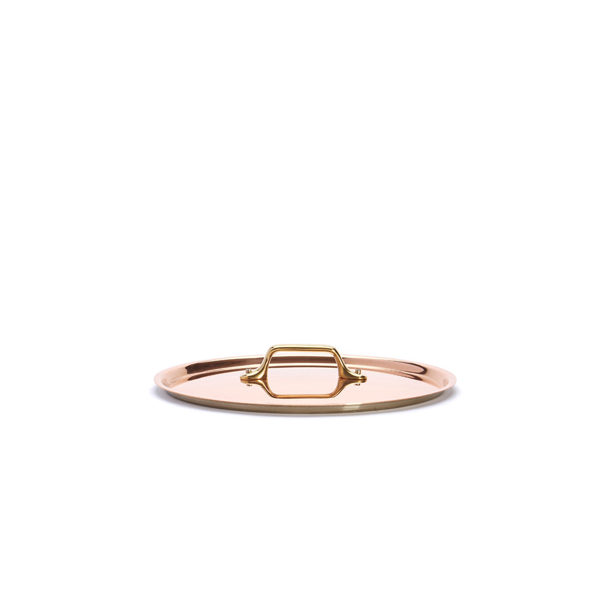 Couvercle en cuivre avec montures laiton INOCUIVRE Ø20cm - 2