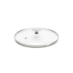 Couvercle en verre avec pontet en inox Ø24cm - 1