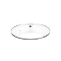 Couvercle en verre avec pontet en inox Ø36cm - 1
