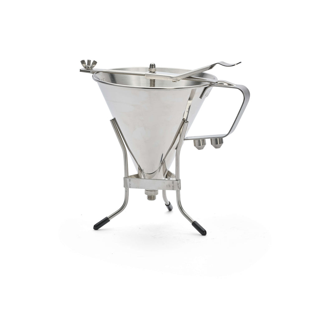 Entonnoir à piston inox KWIK PRO 1,5L avec pied - 1