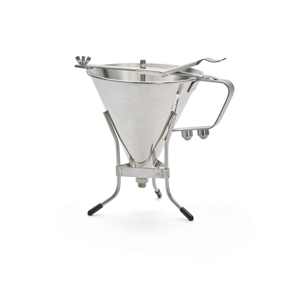 Entonnoir à piston inox KWIK PRO 1,5L avec pied - 1