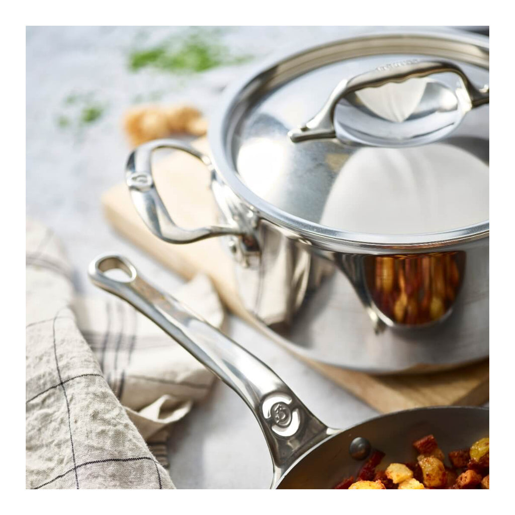 Faitout en inox avec couvercle AFFINITY Ø28cm - 2