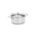 Faitout en inox avec couvercle en verre MILADY Ø24cm - 1