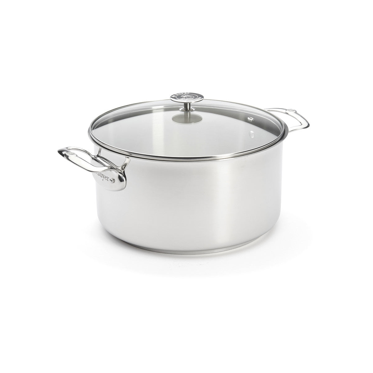 Faitout en inox avec couvercle en verre MILADY Ø28cm - 1