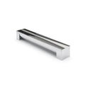 Gouttière à bûche ronde inox démontable 50x8cm - 1