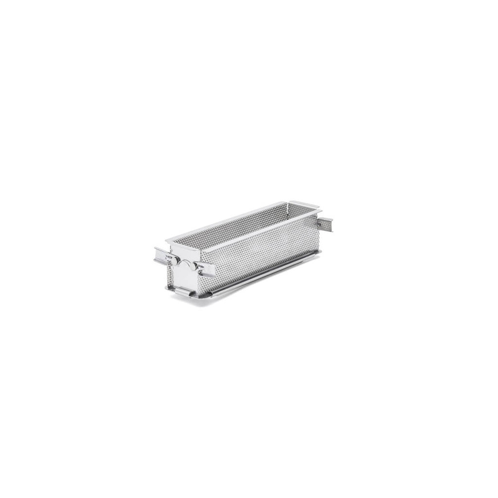 Moule à pâté en croûte dépliable inox perforé GEOFORME 24x5x6cm - 1