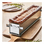 Moule à pâté en croûte dépliable inox perforé GEOFORME 24x5x6cm - 2