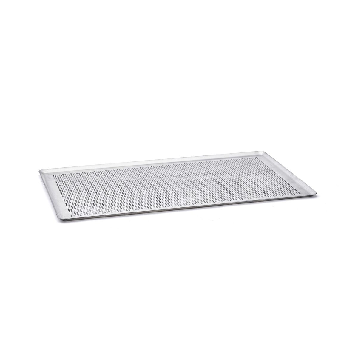 Plaque de cuisson micro-perforée bords pincés 53x32,5cm - 1