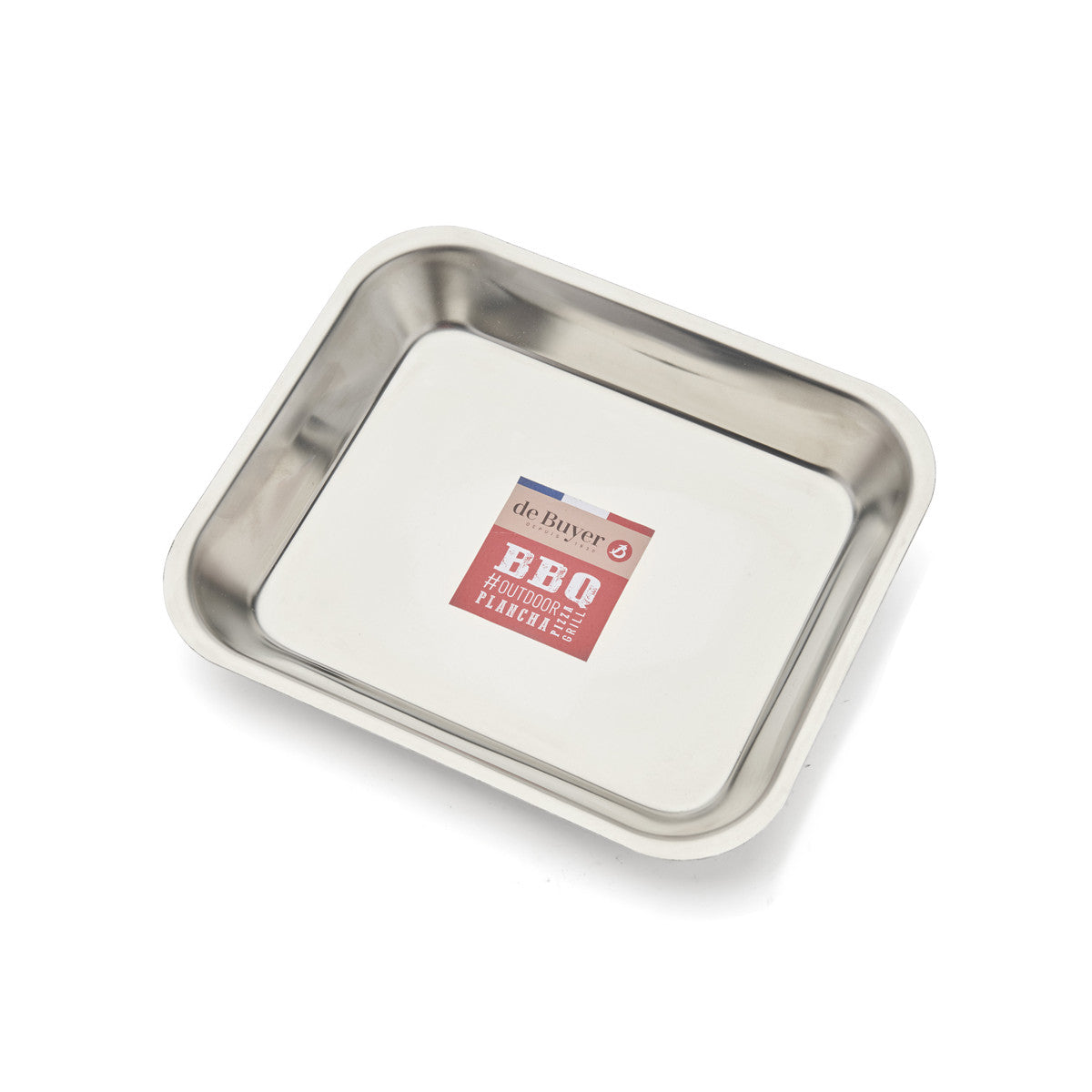 Plat à mariner en inox 27x22x4cm - 2