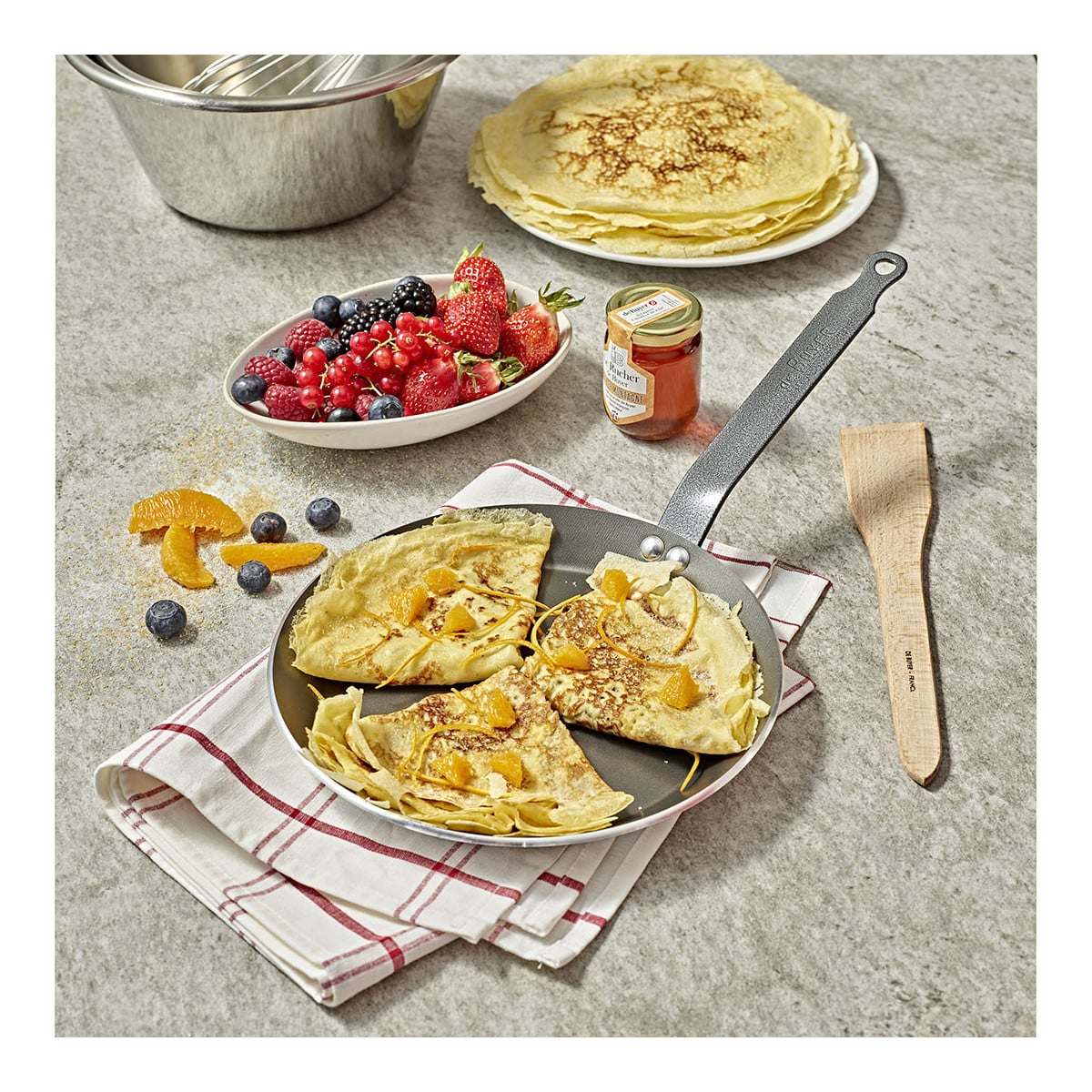 Poêle à crêpes anti-adhésive CHOC Ø30cm - 2