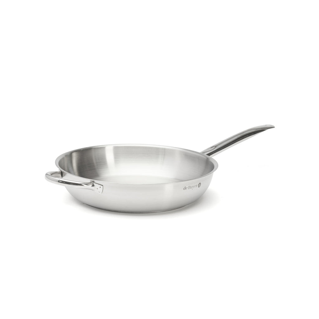 Poêle à frire en inox PRIM'APPETY Ø32cm - 1