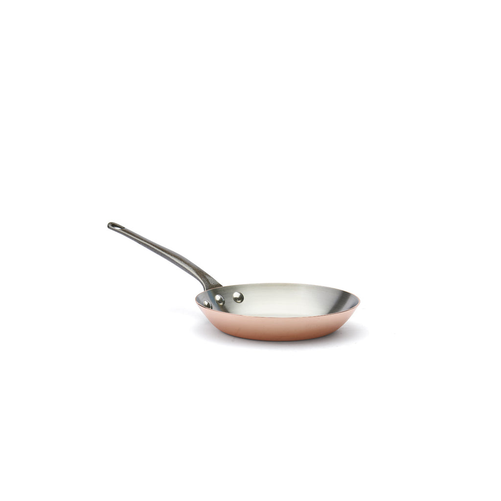 Poêle à frire en cuivre INOCUIVRE Ø20cm queue fonte d'acier - 2