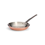 Poêle à frire en cuivre INOCUIVRE Ø28cm queue fonte d'acier - 1