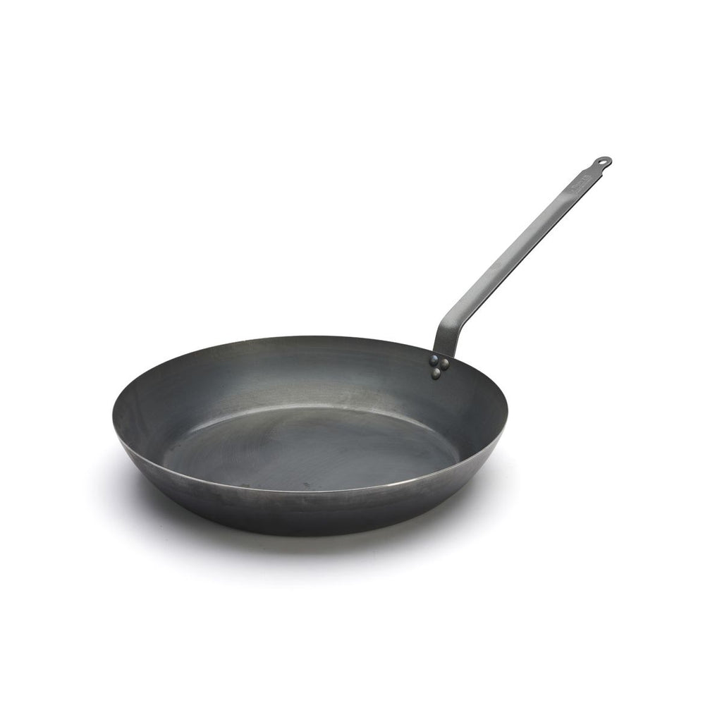 Poêle en acier bleui LA LYONNAISE Ø45cm - 1