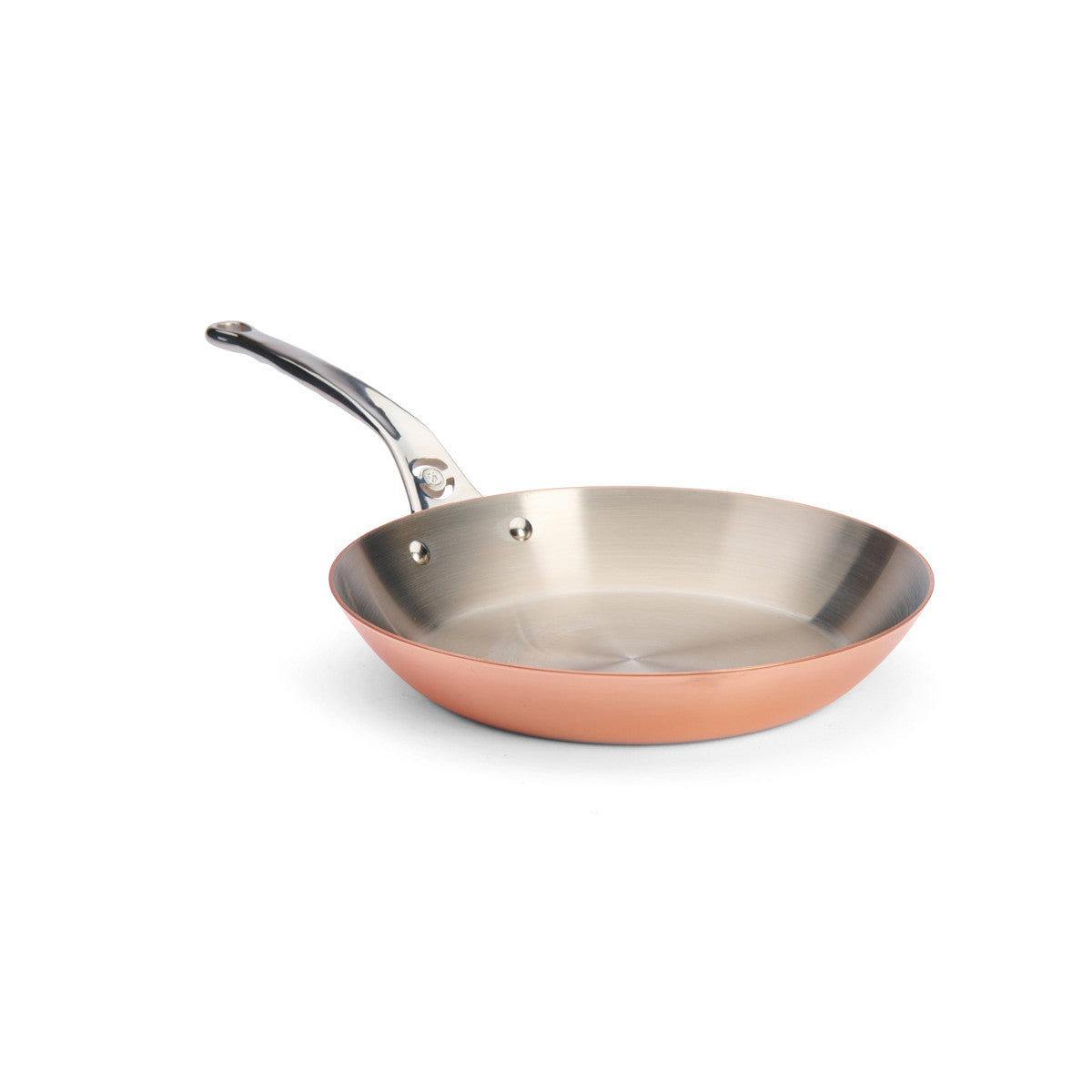 Poêle en cuivre PRIMA MATERA Ø28cm - queue fonte d'inox - 2