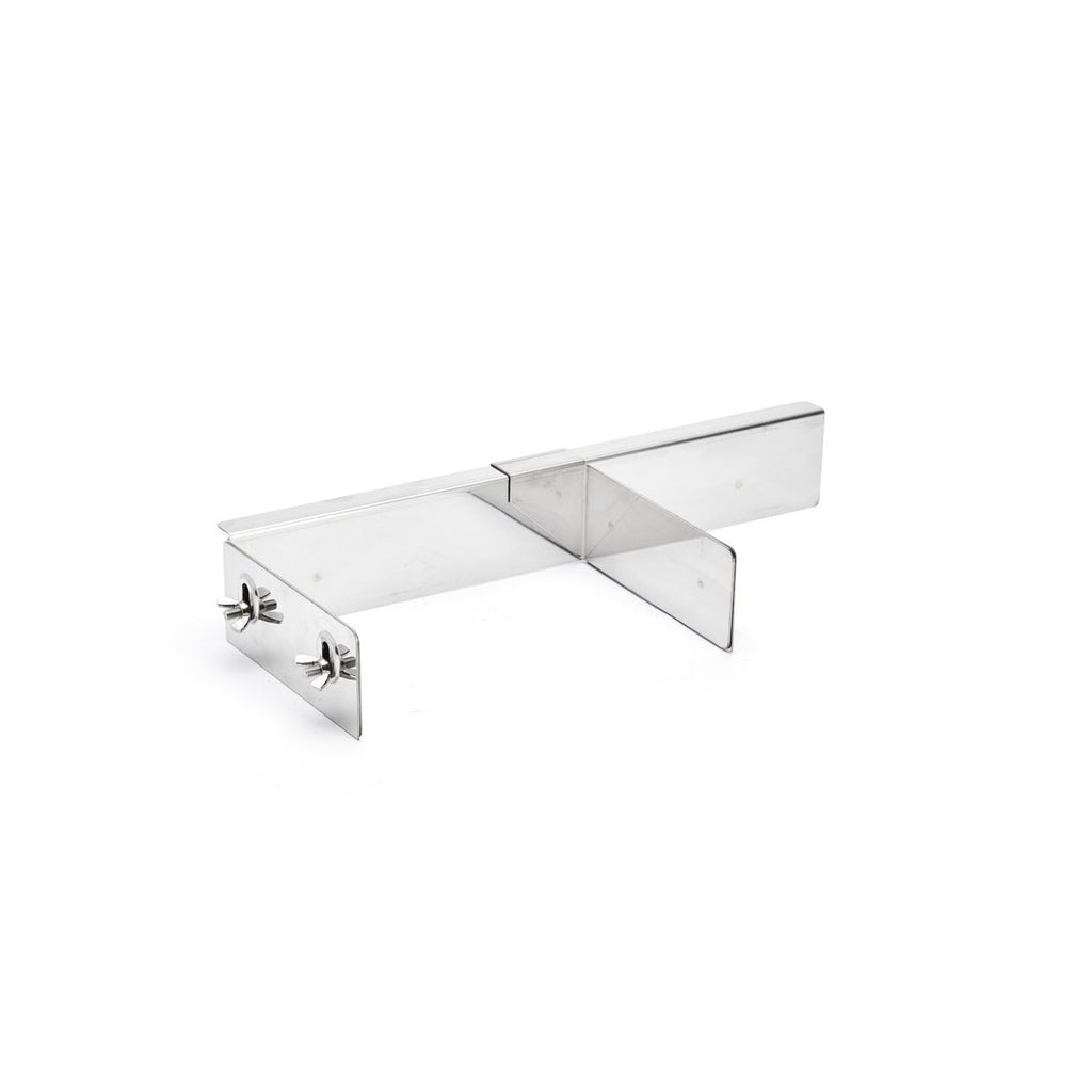 Raplette Pascal inox réglable hauteur et largeur 40x17cm sans double peigne - 1