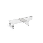 Raplette Pascal inox réglable hauteur et largeur 40x17cm sans double peigne - 1